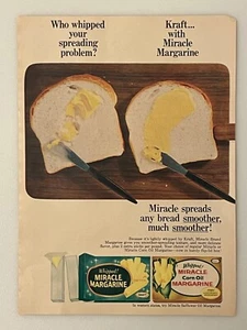 Vintage Kraft Miracle Margarine Print Ad “Who Whipped Your Spreading Problem?” - Picture 1 of 1