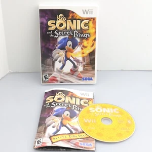 Sonic and the Secret Rings Nintendo Wii Game Complete With Manual Tested - Picture 1 of 8