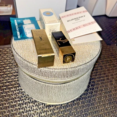 Burberry Perfume Ysl Lip Tory Burch beauty bag holiday gift Set Travel Girl 🎁 - Image 1 of 4