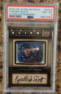 2016 UD ALIEN ANTHOLOGY Actor Autos #SA-CS Cynthia Scott As Cpl. Dietrich PSA 8 - Picture 1 of 2