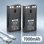 2Pack 7000mAh LIT-22 Battery for SPYPOINT Cellular Trail Camera Flex-M FLEX-DARK