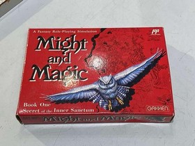 Gakken Might & Magic Famicom Game Cart Used with Box/Manual (Damaged)