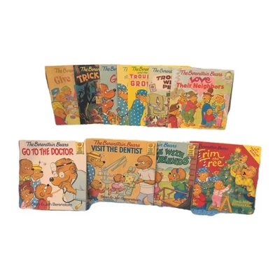 Berenstain Bears Book Lot Of 11 Give Thanks, Trick or Treat Ect. VTG  - Image 1 of 4