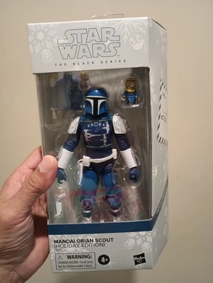 Star Wars Black Series Mandalorian Scout Holiday Edition Casi Como Nuevo Hasbro  Foto 1 de 4