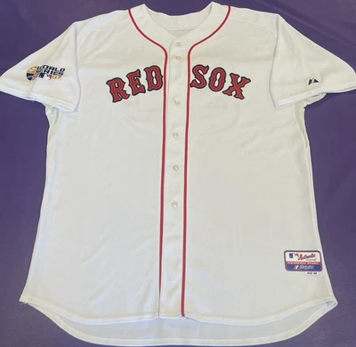 Подлинная футболка Майка Лоуэлла 2007 World Series Boston Red Sox No25 Majestic 48 - Изображение 1 из 4