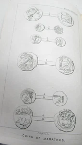 W.S. WRIGHT VAUX MONNAIES MARATHON 1880ENVOI Signé Illustré NUMISMATIQUE à VOGÜE - Picture 1 of 3