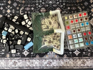 63 Gateron brown low profile switches / Switch Tester / Double-shot ABS Keycaps - Zdjęcie 1 z 4