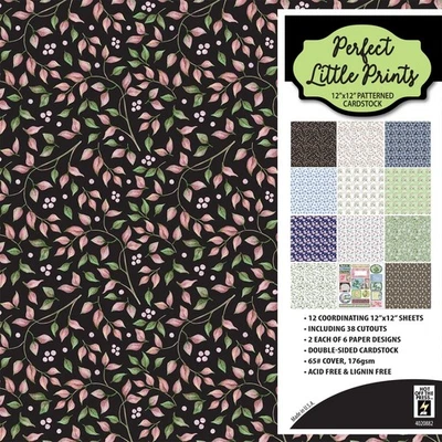 Perfect Prints 12x12 Patterned Cardstock Paper Pack – Scrapbooking Craft - Image 1 of 2