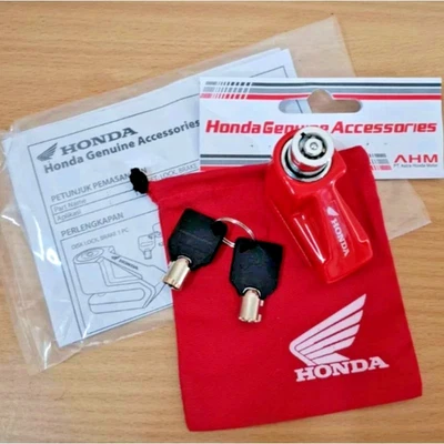 Anti-Theft Disc Brake Rotor Lock for Motorcycle Scooter Bike Bicycle Security - Image 1 of 4