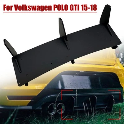 Difusor alerón parachoques trasero coche para Volkswagen Polo GTI 2015-2018 negro Foto 1 de 4