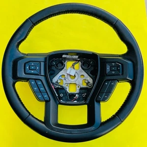 2018-2020 FORD F-150 STEERING WHEEL W/CRUISE CONTROL SWITCH OEM HL3B3600DF3ZHE - Picture 1 of 10