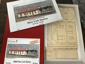 BTS Structures HO Scale Kit #27601 - W&W Deer Lick Station NIB Unstarted - Picture 1 of 7