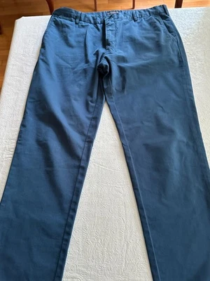 Pantalone uomo Gutteridge cotone spandex blu taglia 36 - Immagine 1 di 4