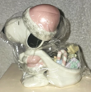 2002 Lenox Peanuts Snoopy Claus Woodstock Christmas 5" Figurine. New In Box/COA - Picture 1 of 5