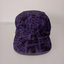 Rusty Women's Girls Purple Black Strap back Cap Hat Osfm Used Free Postage