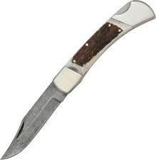 Damascus Folding Pocket Knife Lockback DM1020