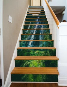 3D Big Mountain 126 Treppensteigerungen Dekoration Foto Wandbild Vinyl Aufkleber Tapete - Bild 1 von 5