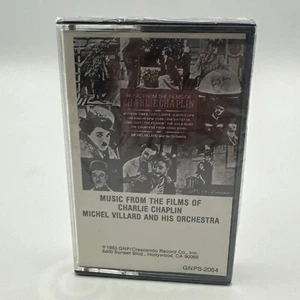 MUSIC FROM THE FILMS OF CHARLIE CHAPLIN - MICHEL VILLARD Cassette SEALED 1983 - Picture 1 of 6