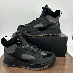 Sorel Mac Hill Lite Waterproof Trace Boots Black Men's Size 10 Lace Up - Picture 1 of 9