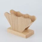 Cone-shaped Coffee Filter Holder Bamboo Stand Container  Table