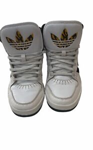 Preowned Adidas Court Attitude Hightop Shoes Size 6 1/2
