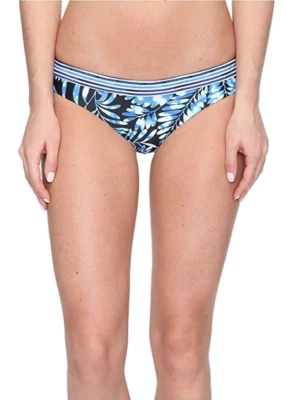 Nicole Miller Women's Blue La Plage Chrissy Bikini Bottom  Sz. L - Image 1 of 3