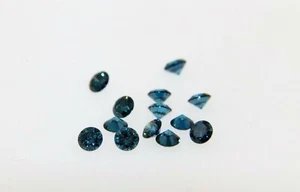 0,01 ct BLUE DIAMOND Top Vivid Blue Farbe 100 % Eye Clean VS2 - SI1 Farbbehandelt - Bild 1 von 5