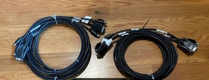 KVM cables PS2 9FT Male to Male HP 169962-001 - QTY 2 - NEW