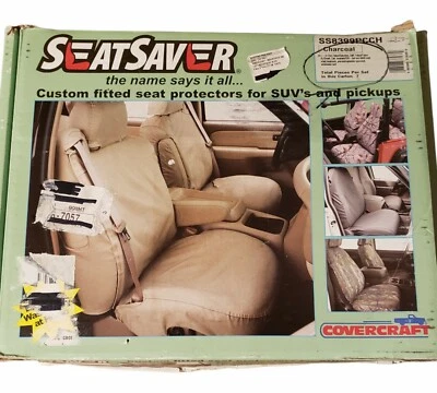 Cubiertas de asiento 2011-2014 60/40 Saver 2011 2012 2013 2014 gris Yukon Suburban Tahoe Foto 1 de 4