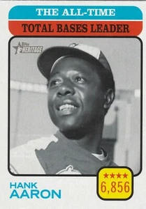 Topps Heritage Base 2022 impresión corta SP #475 Hank Aaron - Braves - Imagen 1 de 1