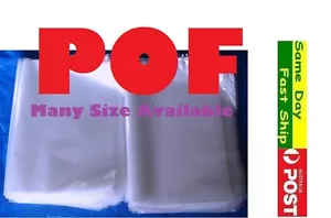 100 x POF Heat Shrink Bag Wrap Film Packaging Seal Gift Packing Shrinkable AU - Picture 1 of 1