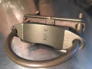 Bronze BKB GUV3021 U-Bolt Grounding Clamp 4-2/0 3 IPS Direct Burial - Picture 1 of 3