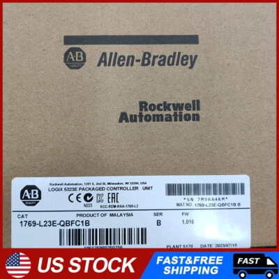 Allen Bradley 1769-L23E-QBFC1B /B CompactLogix 5323E Controller 1769L23EQBFC1B - Image 1 of 4