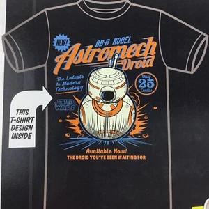 LIIMITED EDITION Funko Pop Tees BB-8 T SHIRT Star Wars 90 UNISEX LARGE EXCLUSIVE - Picture 1 of 6