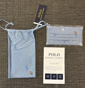 Polo Ralph Lauren Maske S/M Authentic Blue Flesh Pony (Maske Factory Sealed) - Bild 1 von 6