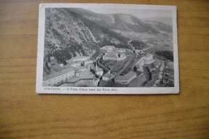 CARTOLINA FORTEZZA FORTE D' AICA VIAGGIATA 1927 SUBALPINA RR - Imagen 1 de 2