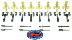 58-61 Impala Bel Air Biscayne Head light Lamp Adjuster Adjusting Screw Clip RW - Picture 1 of 12