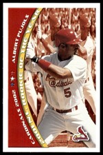 2002 St. Louis Cardinals Police CARD RC OF THE YEARS Albert Pujols RARE #NNO R90