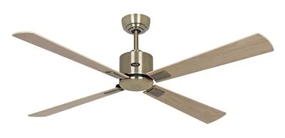 DC ceiling fan with Remote Indoor fan Eco Neo Brass 132 cm 52" Maple Beech - Image 1 of 4