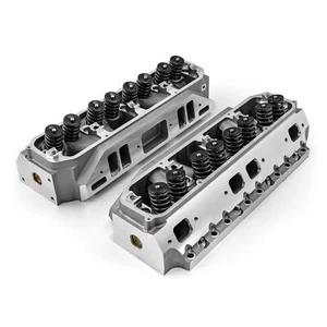Mopar Chrysler BB 383 440 265cc 74cc Hydraulic Flat Assembled Cylinder Heads - Picture 1 of 4