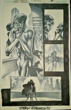 DC Comics MARTIAN MANHUNTER #10 page 11 Original Published Art Eddy Barrows