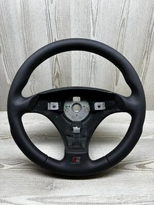 AUDI A4 A6 A8 80 B5 S6 S8 S4 SPORT STEERING WHEEL S LINE NAPPA LEATHER RENEW OEM - Picture 1 of 6