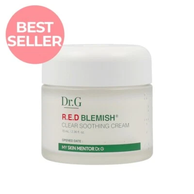 Dr.G Red Blemish Clear Soothing Cream 70ml & FREE SAMPLE GIFTS - Image 1 of 4