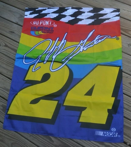 Race Racing Car Banner Flag Nascar Dupont Jeff Gordon #24 Cover
