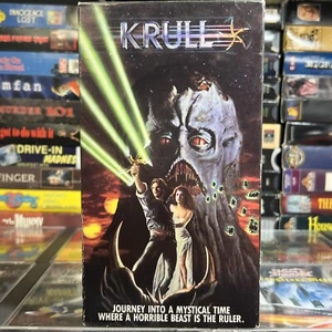 Krull 1983 VHS Tested Ken Marshall Liam Neeson British Sci-fi Fantasy Action - Picture 1 of 12