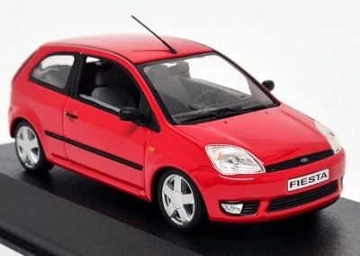 Minichamps 1/43 - Ford Fiesta MK5 2002 3 Door Red Diecast Scale Model Car - Image 1 of 4