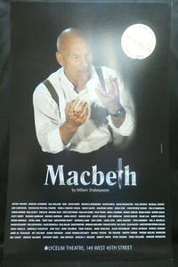 Macbeth Theater Broadway Window Card Poster 14" x 22" - Picture 1 of 6