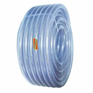 Compresor de agua trenzado transparente Powerflushing 6 mm manguera de descarga Powerflushing de 1/4" - Imagen 1 de 4