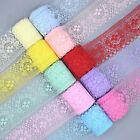 10 Yards Lace Ribbon Trim 40mm DIY Embroidered Sewing Wedding Craft Decoration