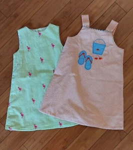 2 Bailey Boys seersucker summer dresses - 4 - free shipping - Picture 1 of 4